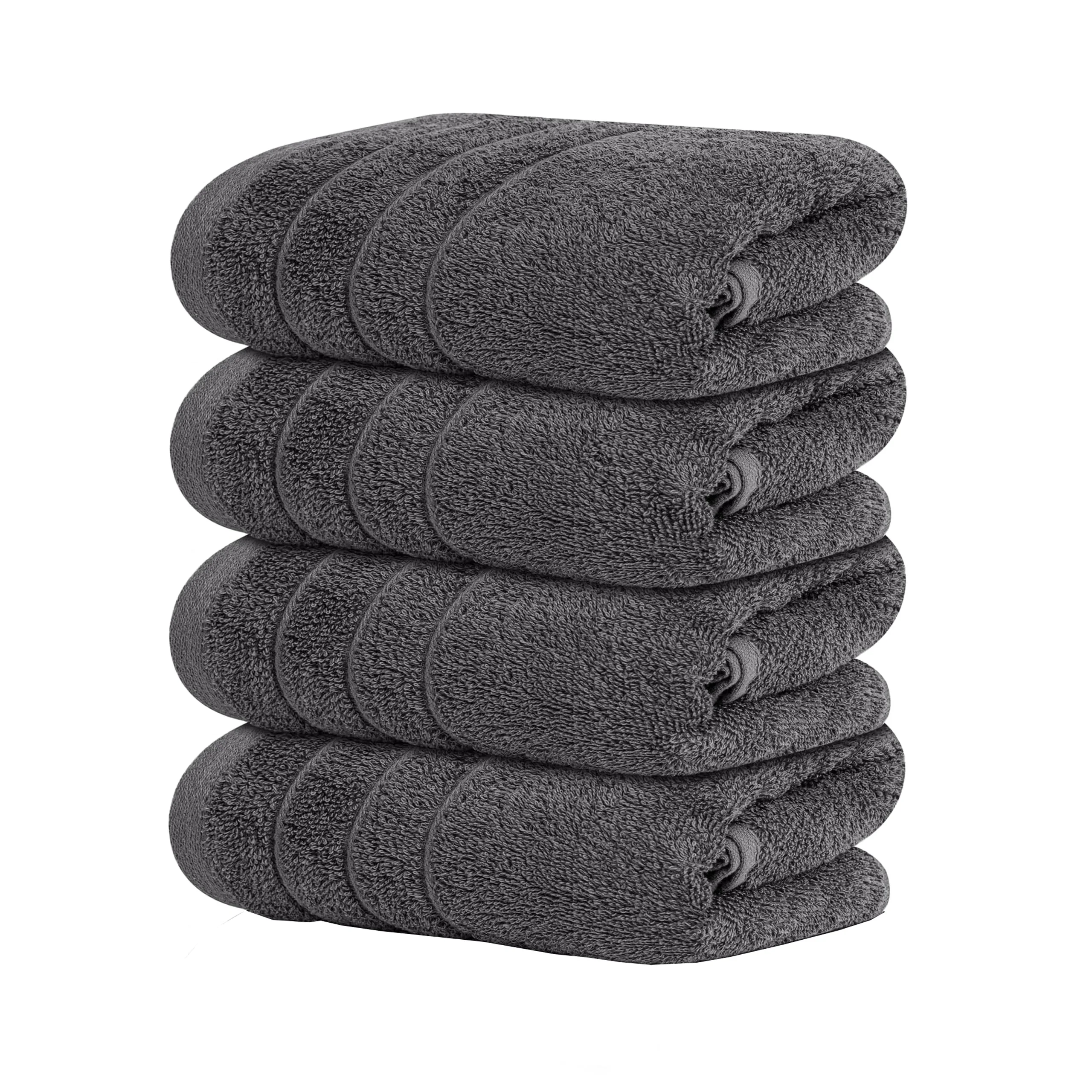 

Hand Towels, 100% Cotton, Lighter Weight, Quick to Dry, 14 x 30 Inches, Super Soft & Absorbent, Perfect for Bathroom & Kitchen