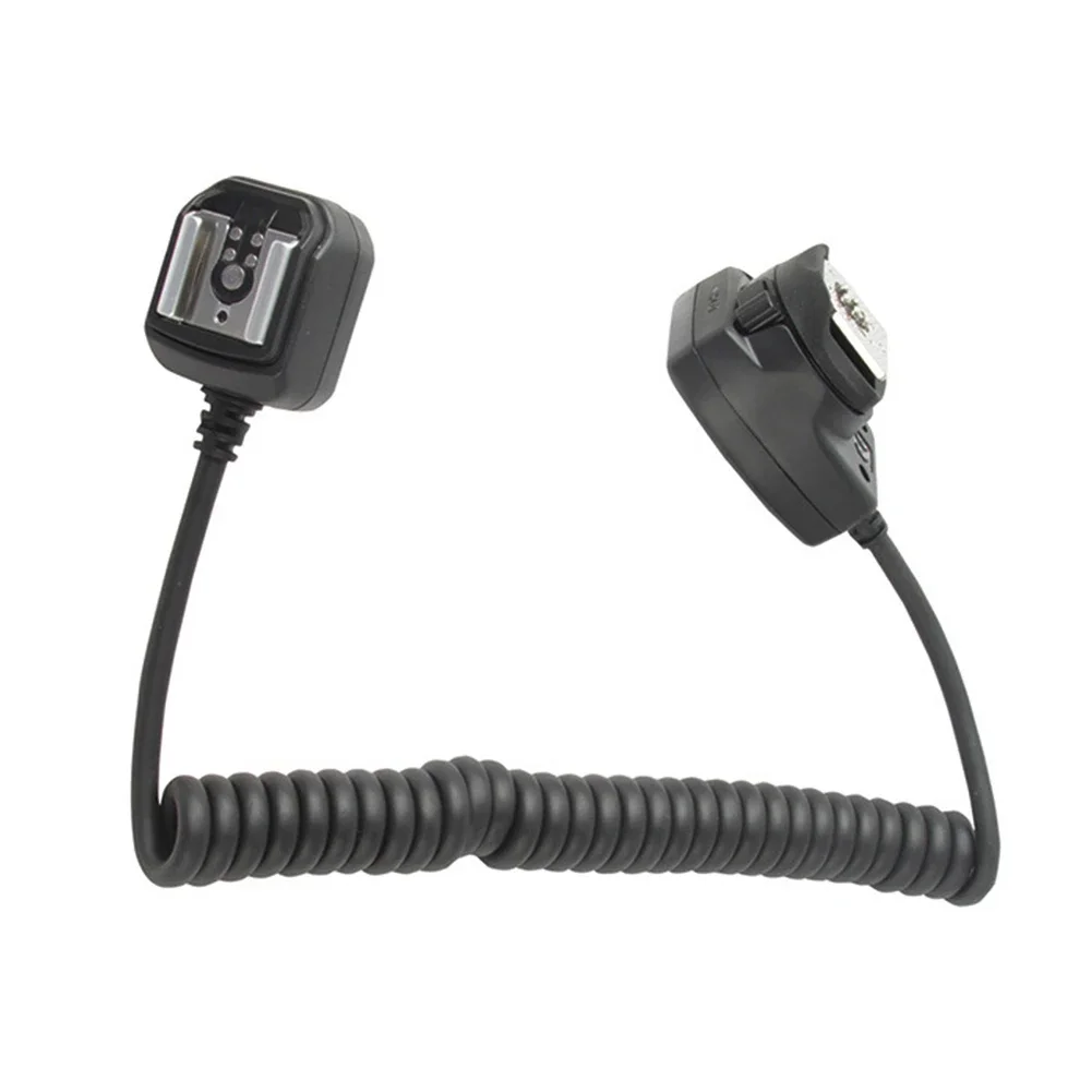 Off-Camera Flash Sync Extension Hot Shoe Sync Remote Focus Cord Camera Extension Cord Cable for Canon 580EX