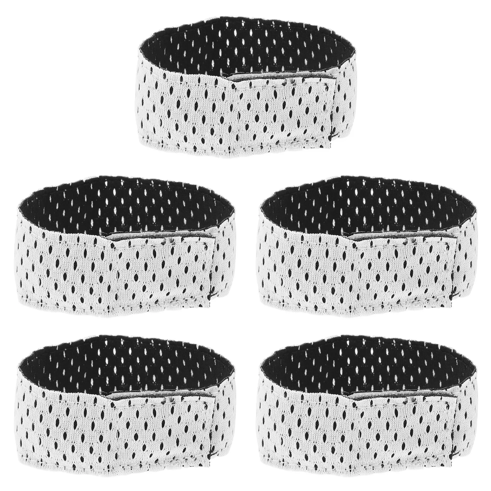 

5Pcs Skid Resistant Sleeve Holders for Sports Elastic Sleeve Ties Secure Shirt Cuffs Anti-Slip Bands for Soccer Football