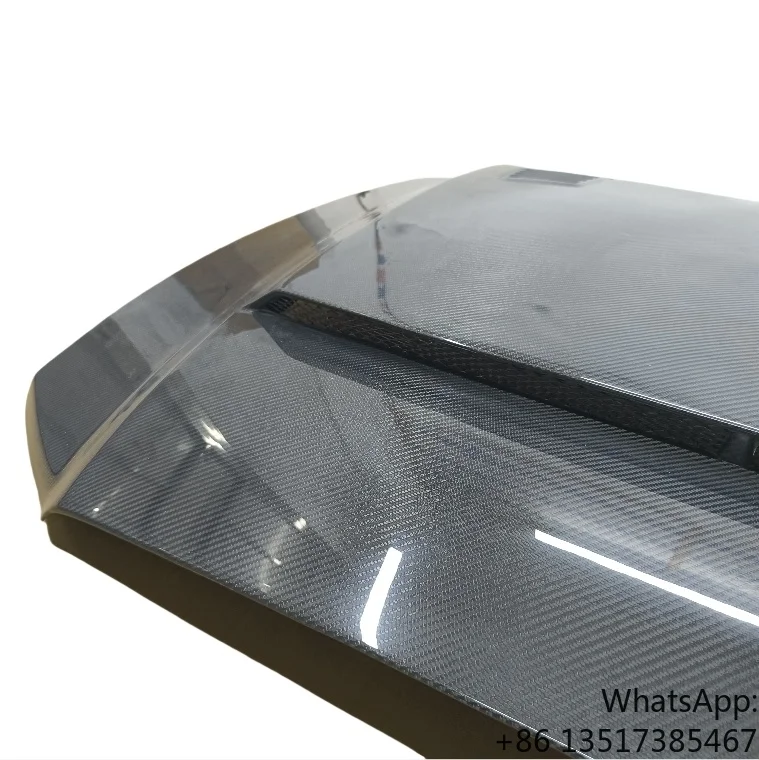 Mustang Carbon Fiber Engine Casing Hood for Ford Mustang 2013 view 2