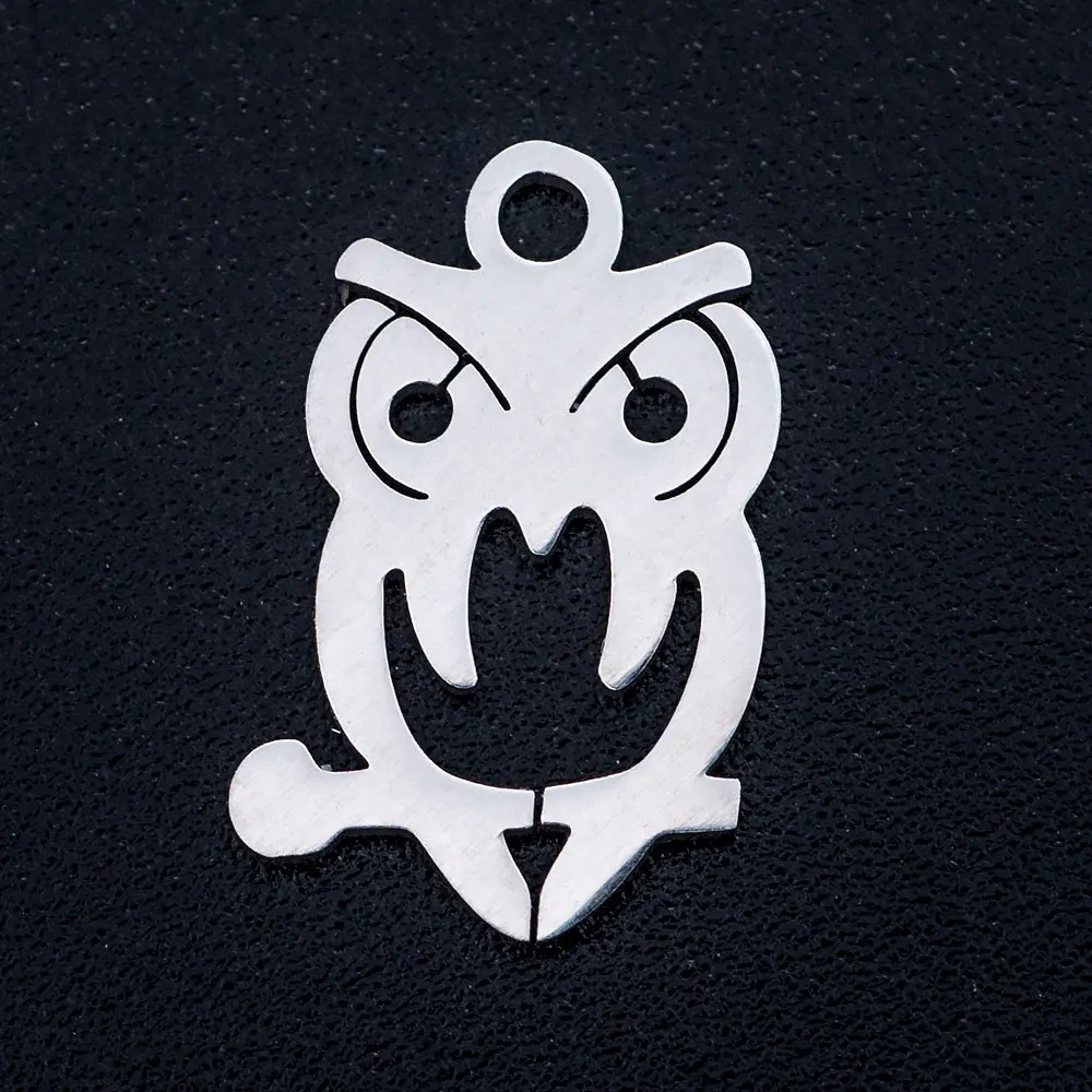 10pcs/lot 316L Stainless Steel Heart Tree of Life DIY Connector Charm Wholesale OEM Order Accepted Factory Direct Selling