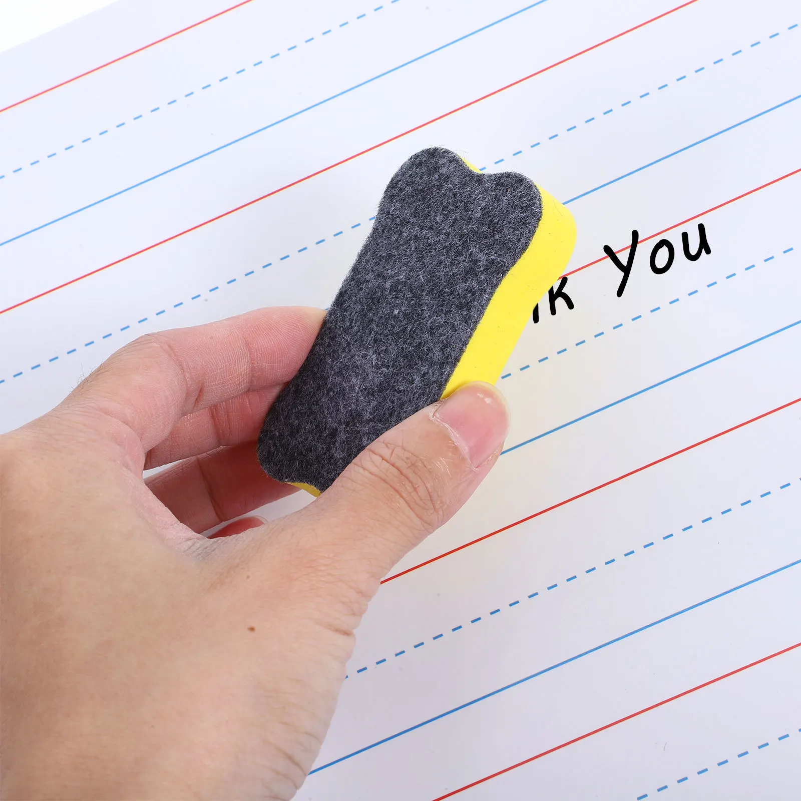 مجموعة واحدة من لوحة الكتابة التعليمية، لوحة مسح جافة صغيرة، سبورة بيضاء قابلة للمسح للمراهقين الذين يتعلمون ممارسة الرسم والكتابة #3