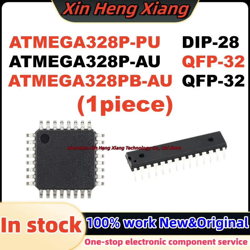(1pcs)MEGA328P-AU ATMEGA328P-AU ATMEGA328PB-AU MEGA328P MEGA328PB ATMEGA328P-PU MEGA328P-PU QFP-32 DIP-28