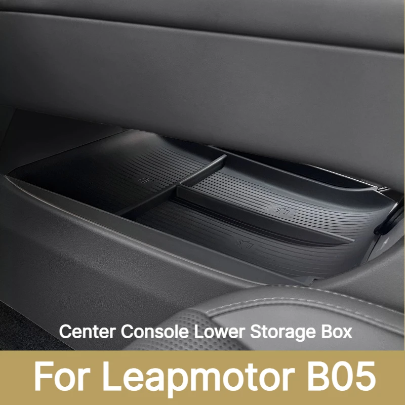 For Leapmotor B05 Lafa 5 2026 Lower Central Console Storage Box Organizer Car Interior Accessories