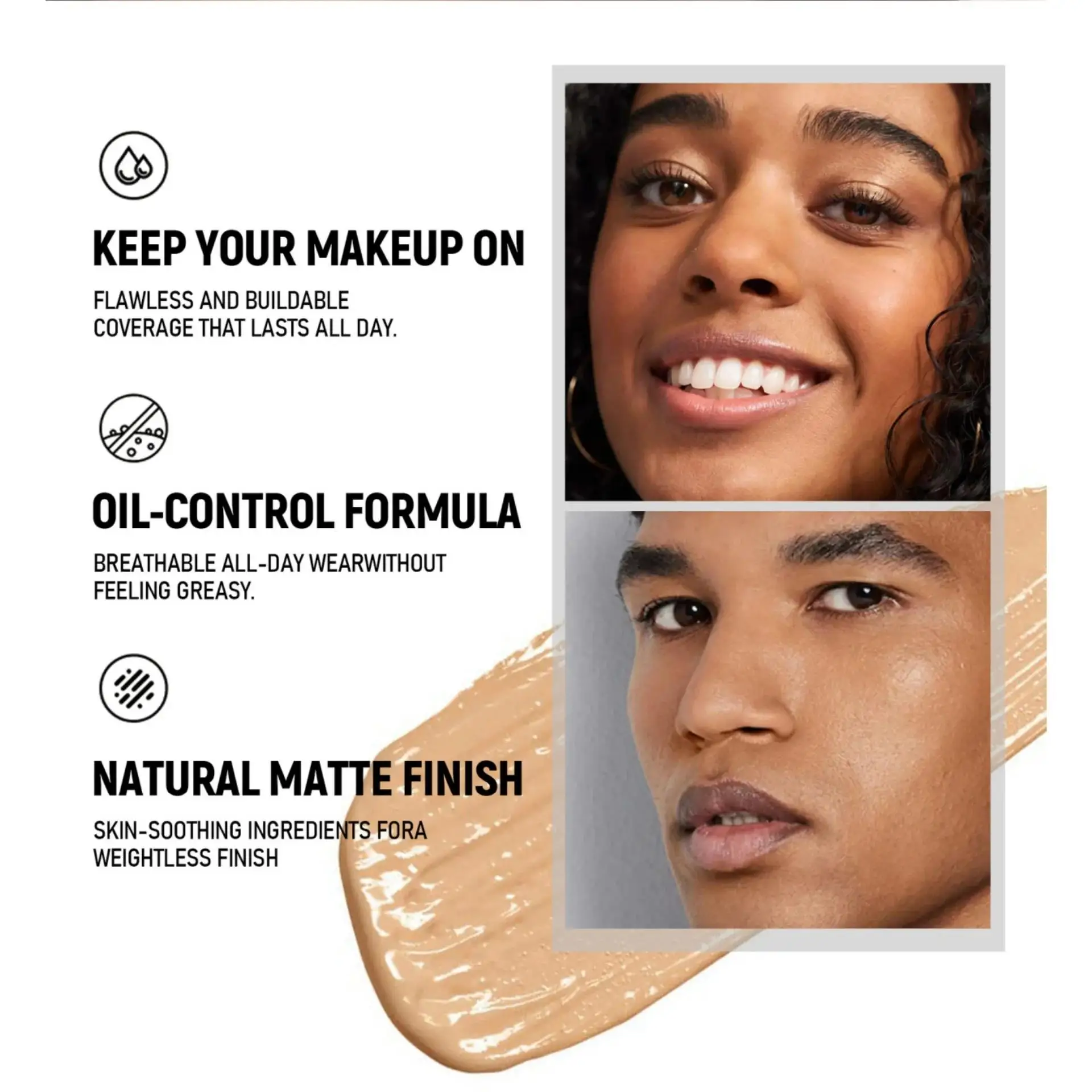 マット液体コンシーラー男性女性のための長期的なオイルコントロールくまコレクター毛穴のないファンデーションクリーム保湿