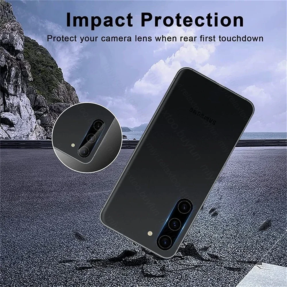 1-5 قطعة الزجاج المقسى حامي الكاميرا لسامسونج S25 الترا S24 FE S23 A15 A35 A55 A14 A24 A34 A54 A16 A17 A56 A36 عدسة الزجاج #6