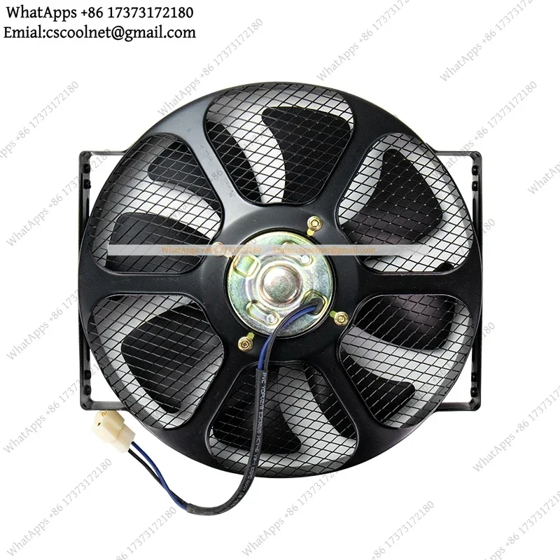 10 Inch Slim Electric Radiator Fan 12V 24V Heavy Duty Universal Cooling Fit Car Truck Auto Air Conditioning