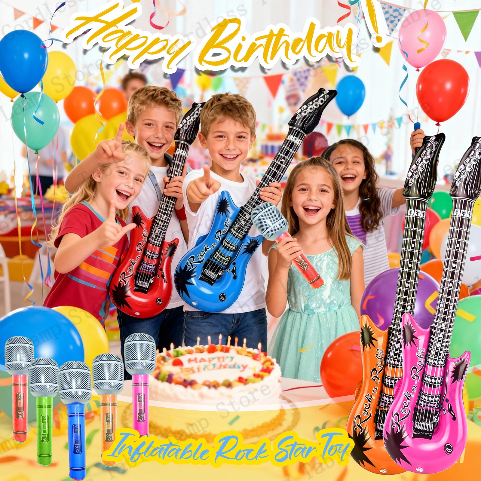 12–60 Stück aufblasbares Rocks – Musical Instrument That You Blow Into Bewertung und Preis