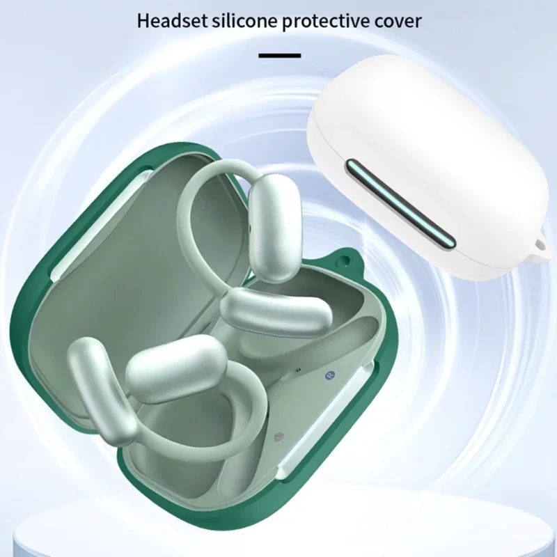 Anker AeroFit 2 커버 용 유연한 헤드폰 보호 케이스 충격 방지 쉘 워셔블 하우징 방진 슬리브 소프트 실리콘 스킨