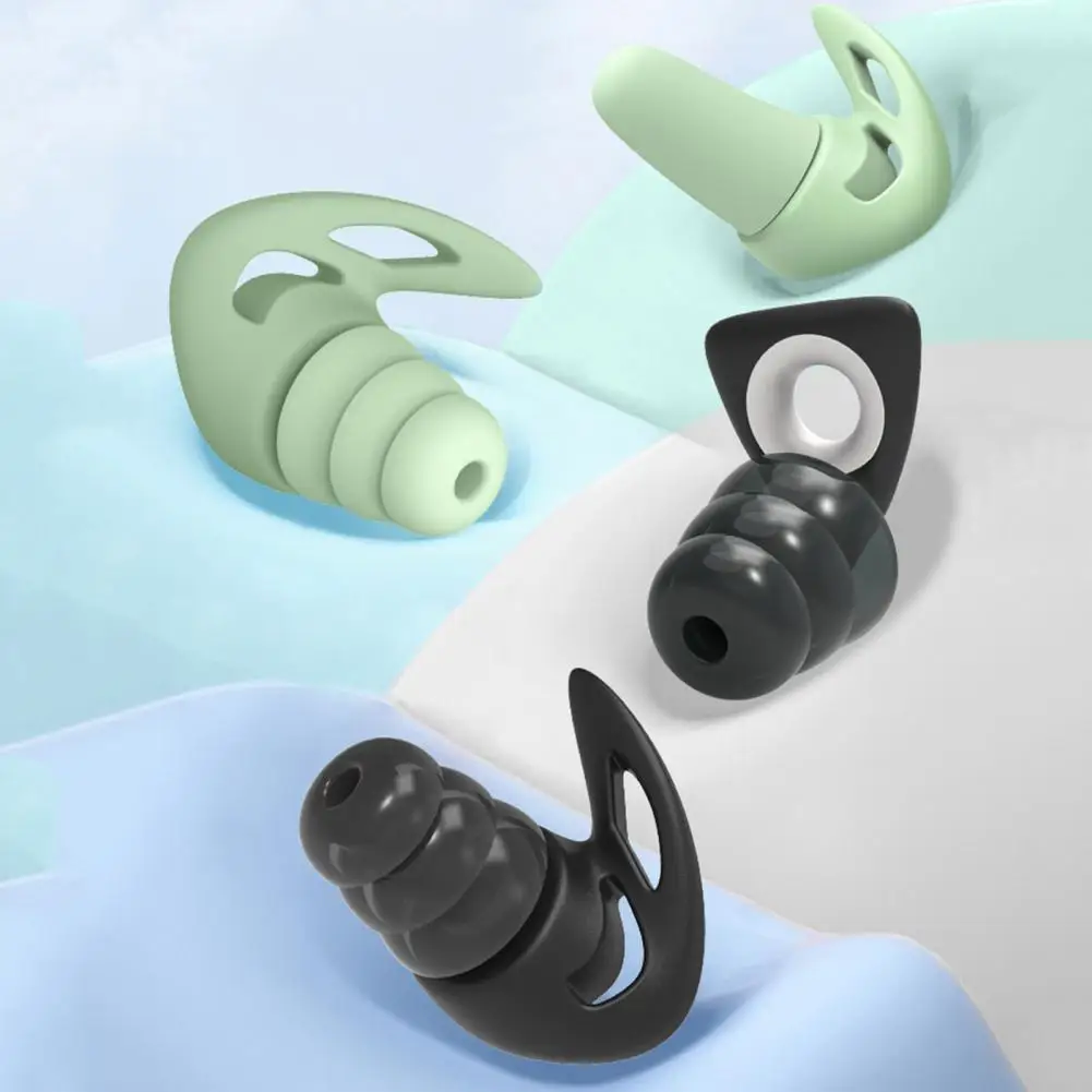Noise Cancelling Earbuds Soft Reusable Silicone Earplugs for Effective Noise Reduction Home Office Sleep Noise for Work