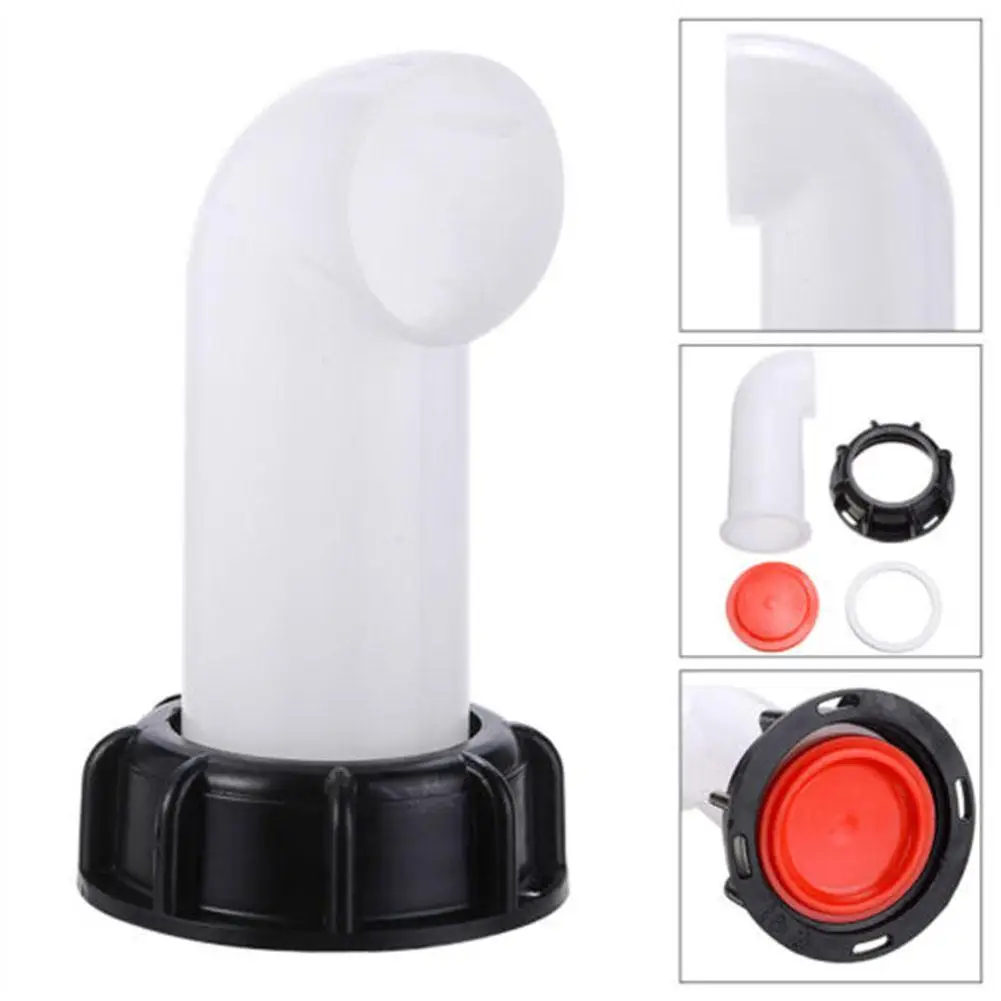 1set Ibc Adapter Garden Water Connection Container Rain Spout Spout Accessories Tap Water Connector Adapter Outle P6x5