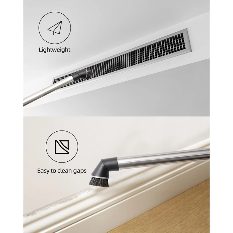 Насадка для пола из конского волоса для пылесосов, 12-дюймовая широкая щетка для пола из твердой древесины в качестве запасных частей для пылесоса-A68X