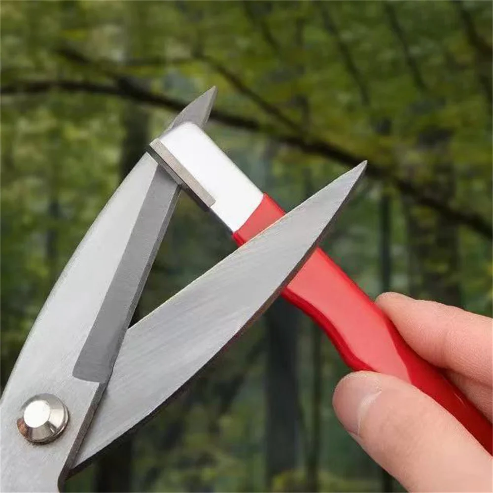 Professional Tungsten Diamond Ceramic Knife Scissors Sharpener for All Blades Kitchen Garden Shears Sharpening Tool