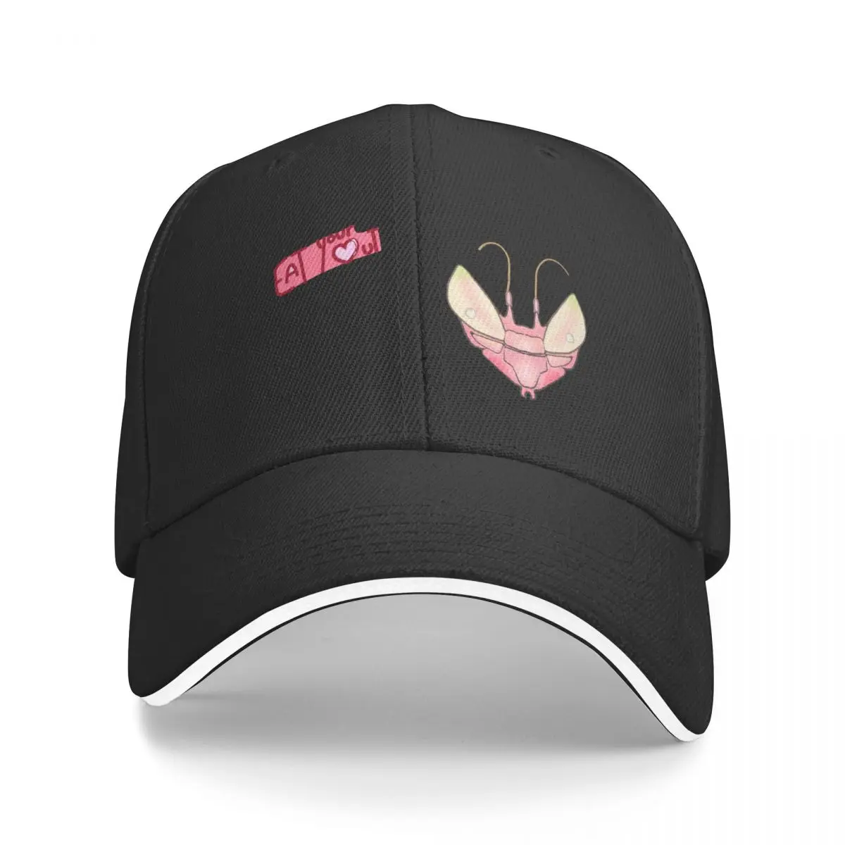 Valentines mantis Baseball Cap Hat Man For The Sun Beach Bag Hood Visor Hats For Women Men's