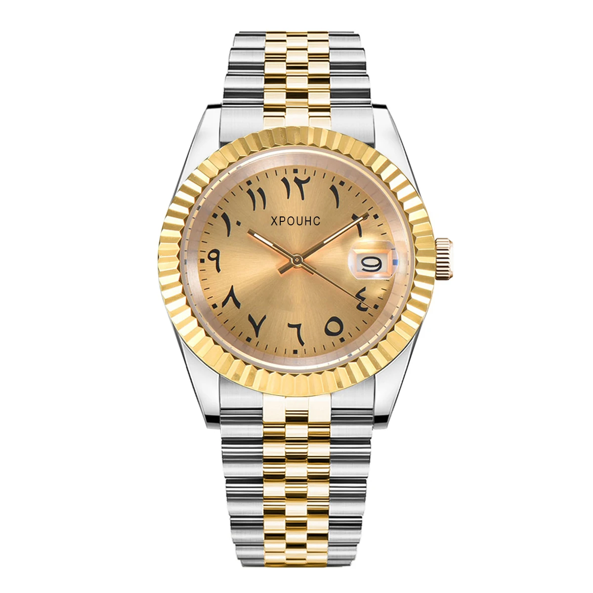 NH35 Custom Watch Supports customized logo Sapphire glass Stainless steel case Jubilee bracelet Installation NH35 movement