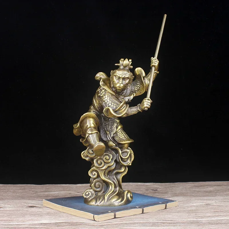 Tabletop decoration bronze monkey statue