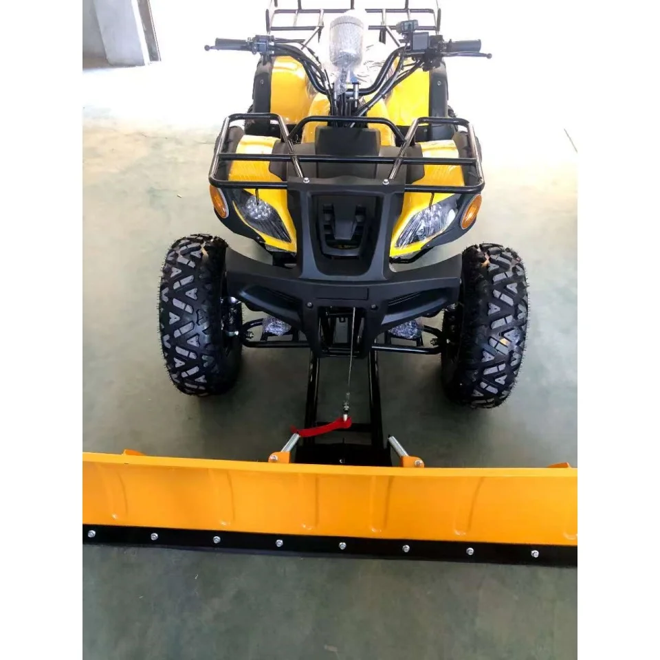 Multi Function Four Wheel Fuel Driving Snowplow ATV Off Road Vehicle Outdoor Snow Pusher Equipment