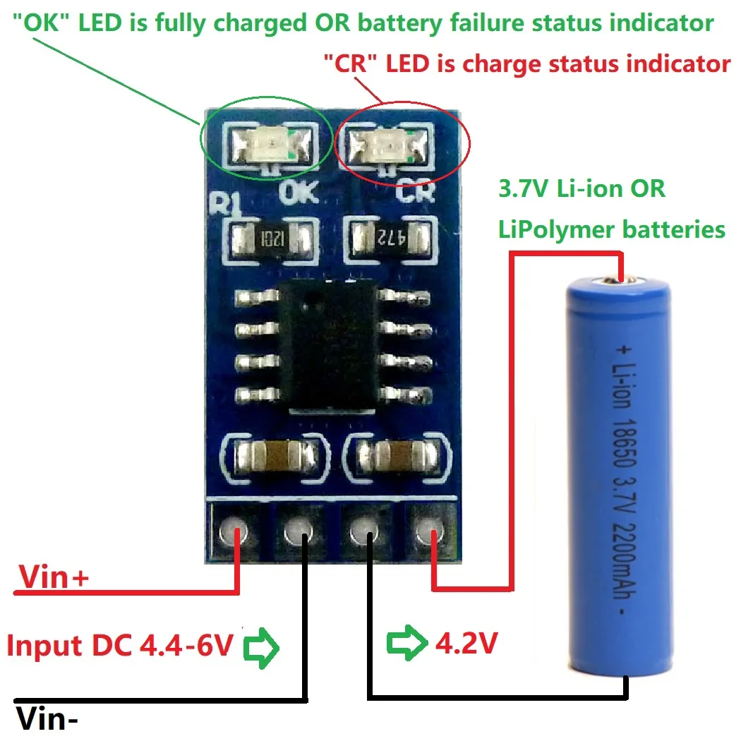 SD05CRMA 4.2V 3.7V Li-ion Li-Po Lithium Battery  Charger MPPT Solar Controller Module For Solar Panel Mobile Power USB