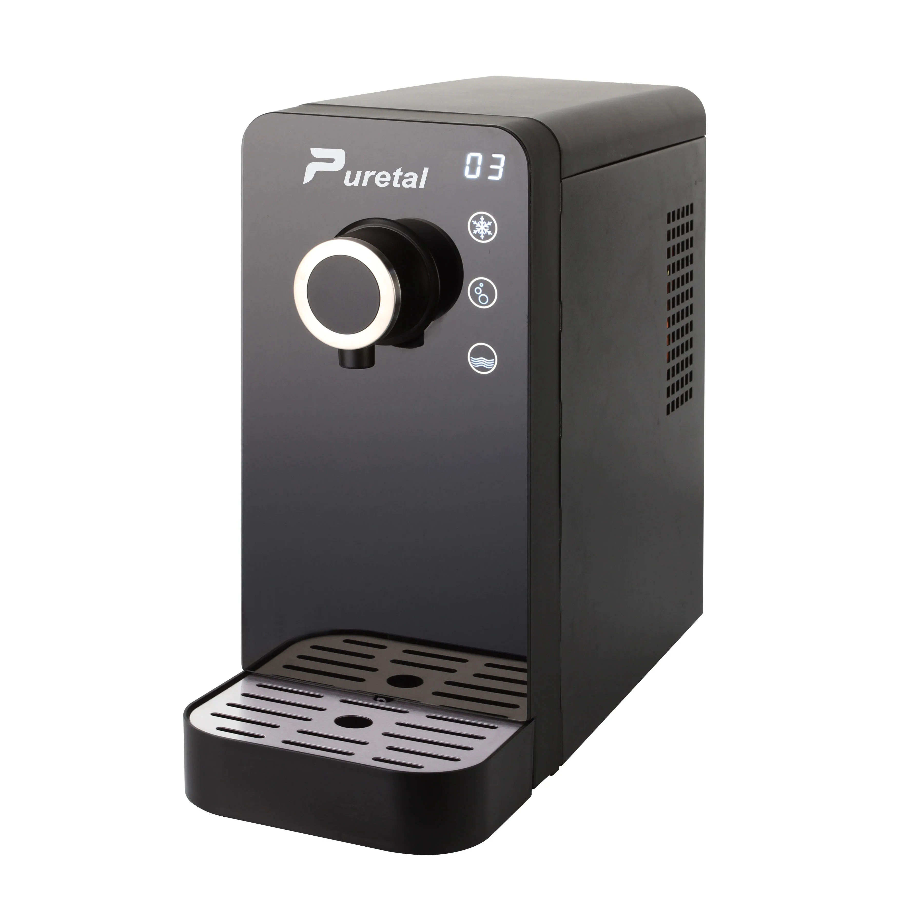 

Черный коммерческий аппарат для газирования воды