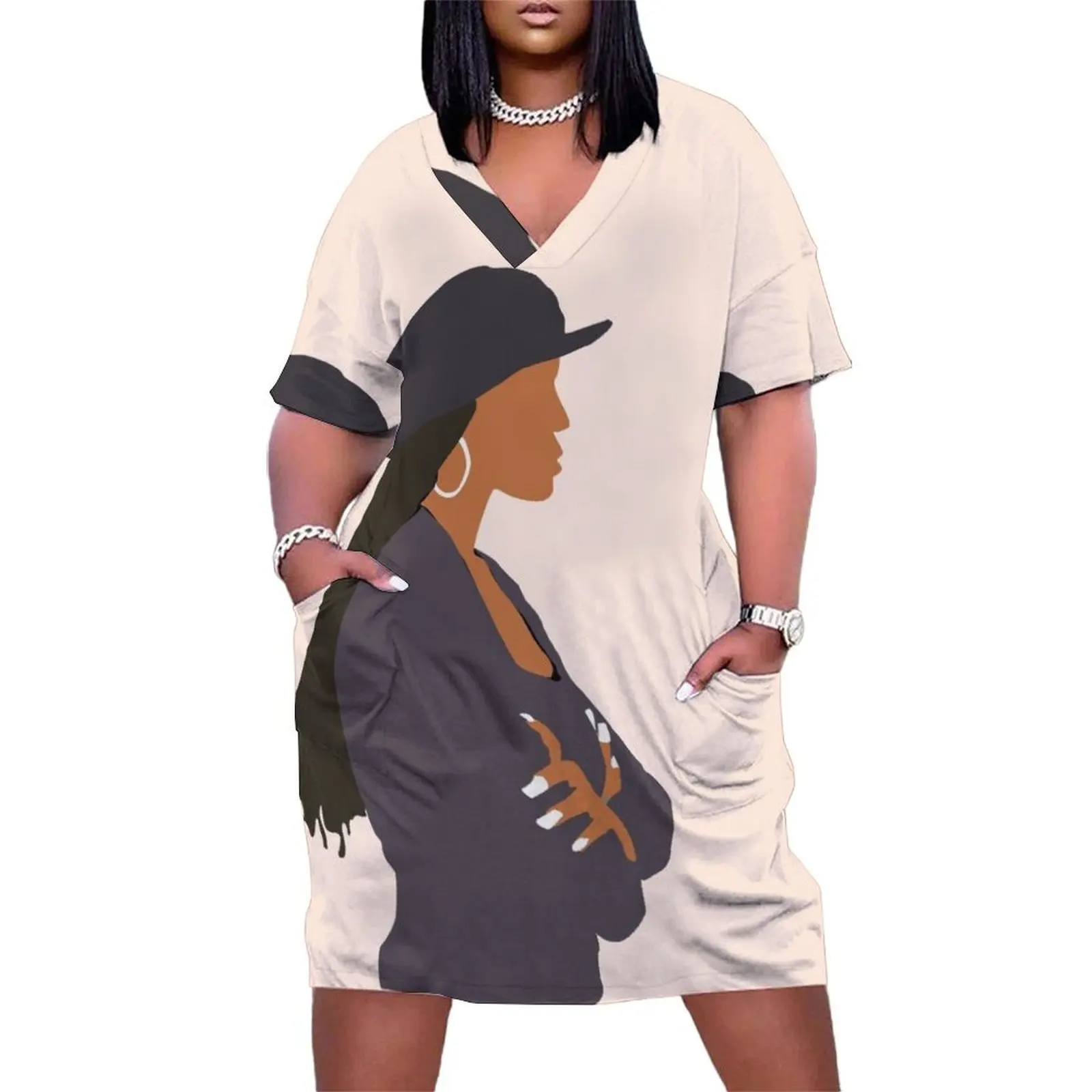 

Janet Jackson - Poetic Justice Loose Pocket Dress prom clothes clothes for women