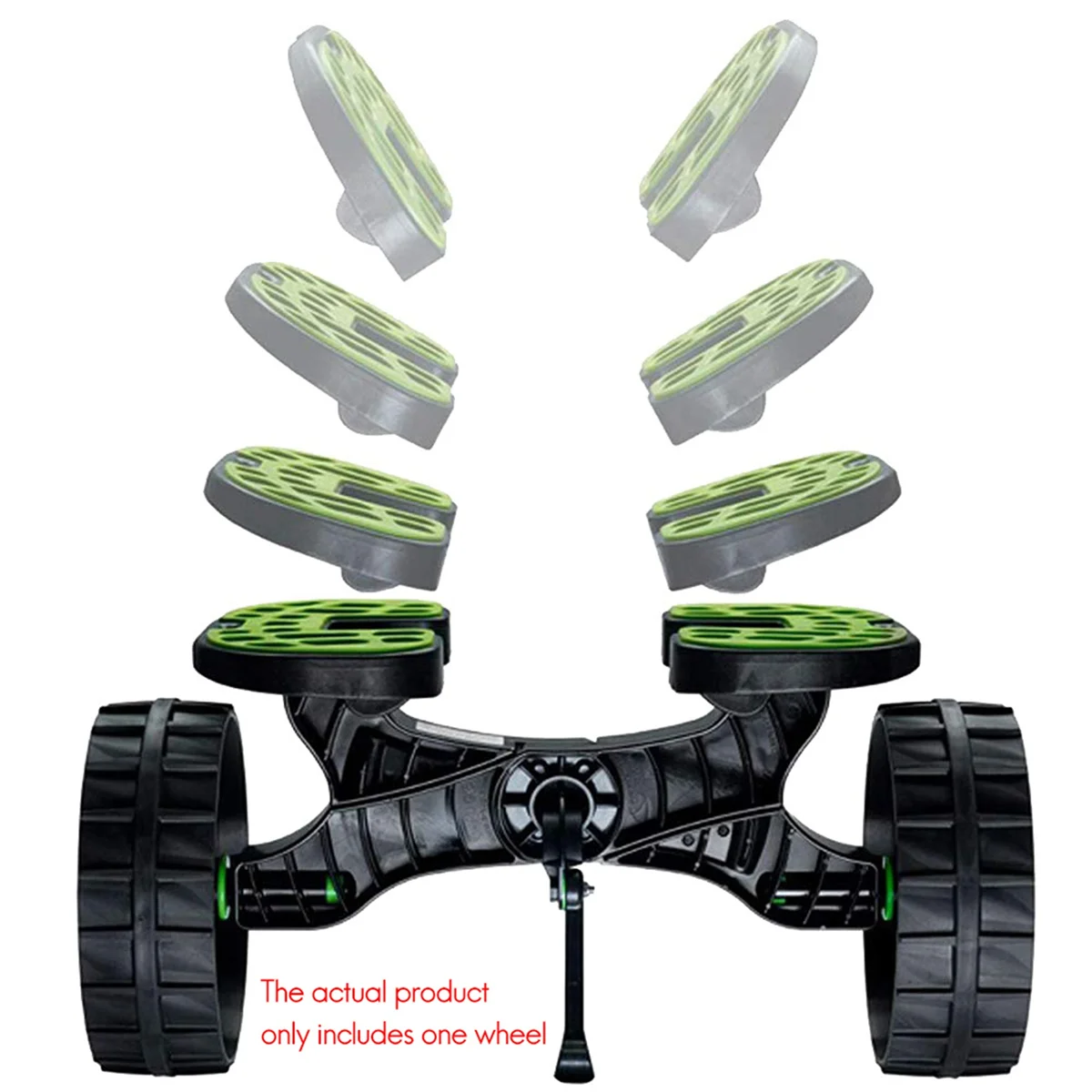 AC22 عجلة كاياك عربة عربة الإطارات تحمل قوي استبدال عجلات الكبار الأطفال تصفح