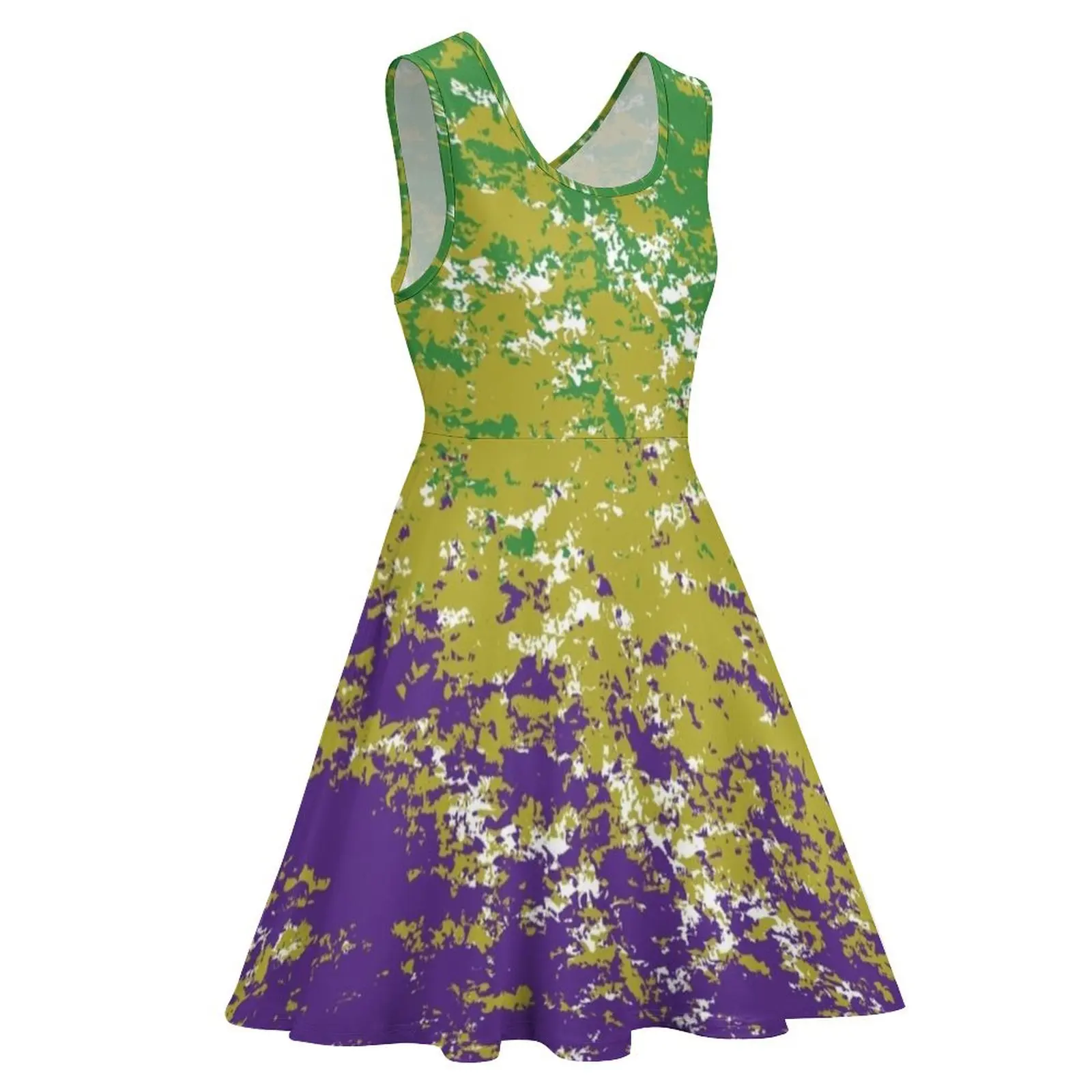 Mardi Gras King Cake Sleeveless Dress wedding dresses for woman prom clothes