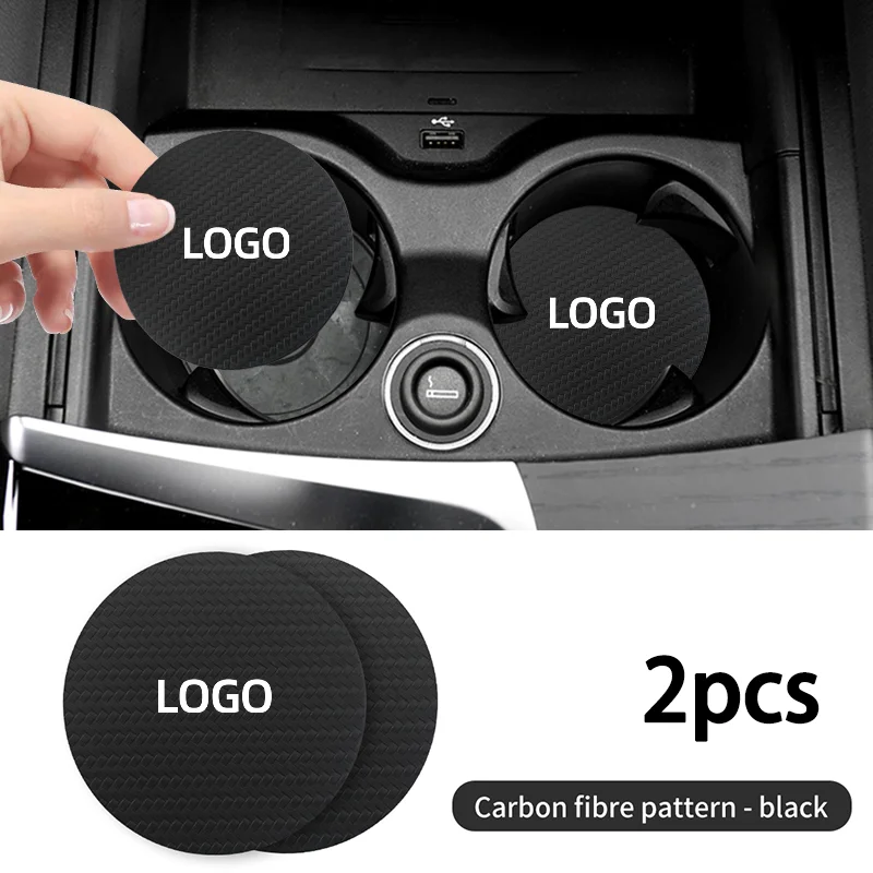 2pcs Car Water Cup Bottle Holder Anti-slip Pad Mat For Mazda 3 6 2 5 Axela Atenza Demio CX3 CX5 MX3 MX5 Speed MPE MS