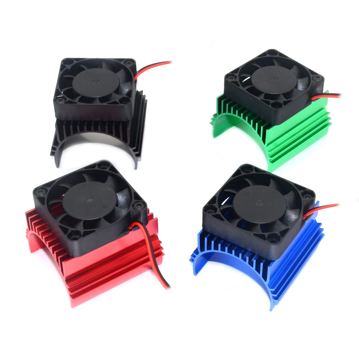 40mm 42mm Motor Cooling Fan Heatsink Cover +5V Cooling Fan For 1/7 1/8 RC Car 1512 4068 4074 4274 4282 Motor Toys