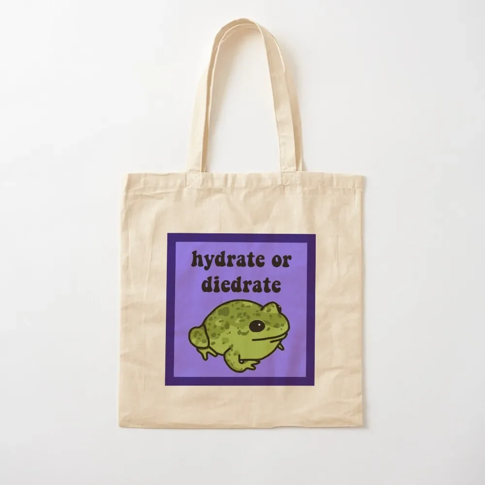 

Hydrate Or Diedrate Frog Tote Bag university shopper bag shopping bag Shopper handbag