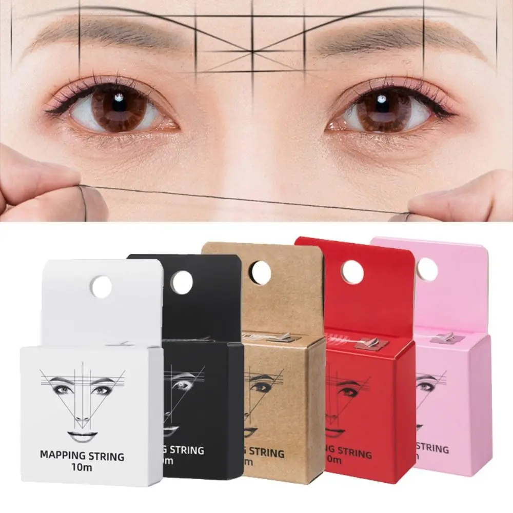 

1Pc Mapping Pre-ink String 10M for Microblading Eyebow Make Up Dyeing Liners Positioning Eyebrow Measuring Tool