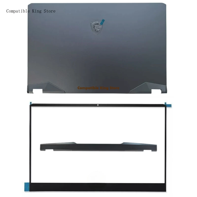 L+New for MSI GE76 Raider 10SGS SFS MS-17K1 LCD Back Cover+Front Bezel/ Hinge Blue