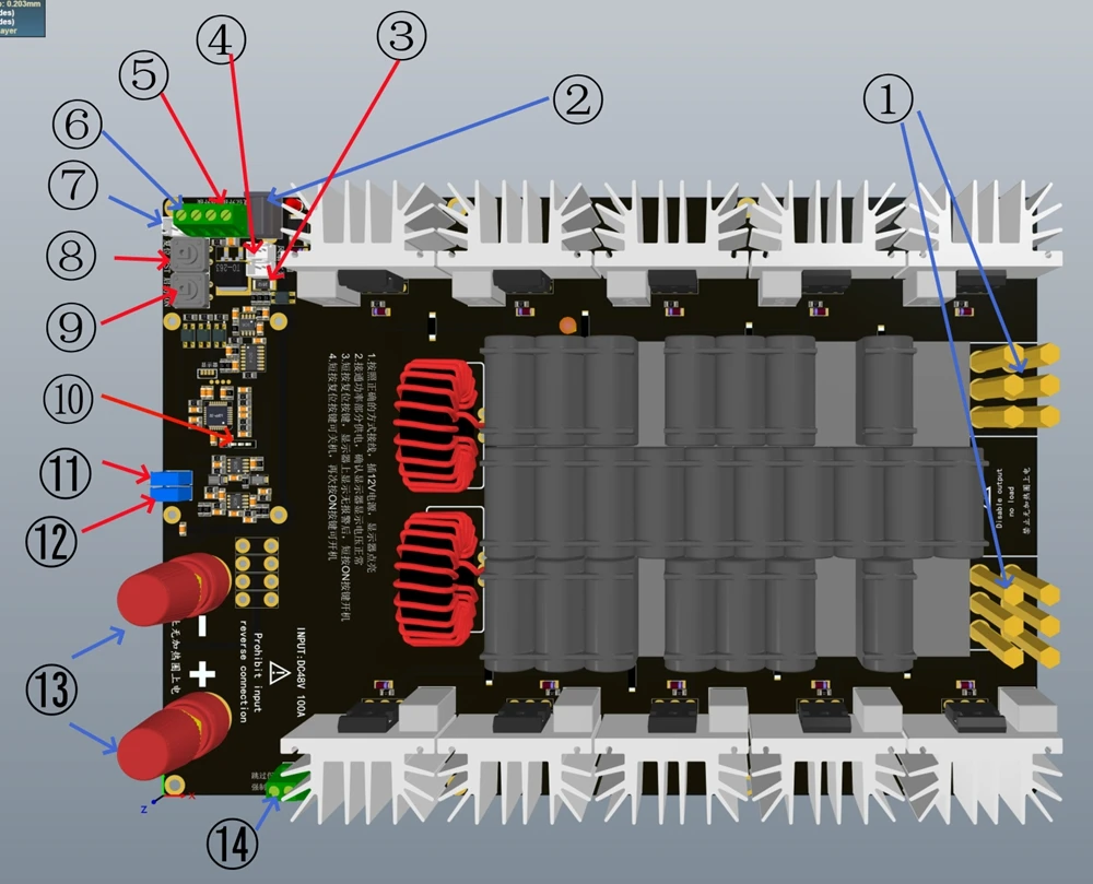 5000W/5KW Induction Heater with 150mL Crucible Water Pump 12V 2A Power Supply & 48V 3000W Power Supplies