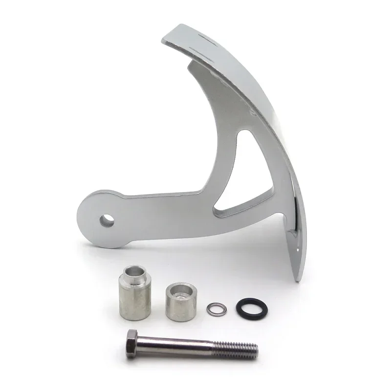 

For 2006-2013 Suzuki Boulevard Motorcycle SILVE Vertical Curved Mount License Plate Bracket Tag Holder
