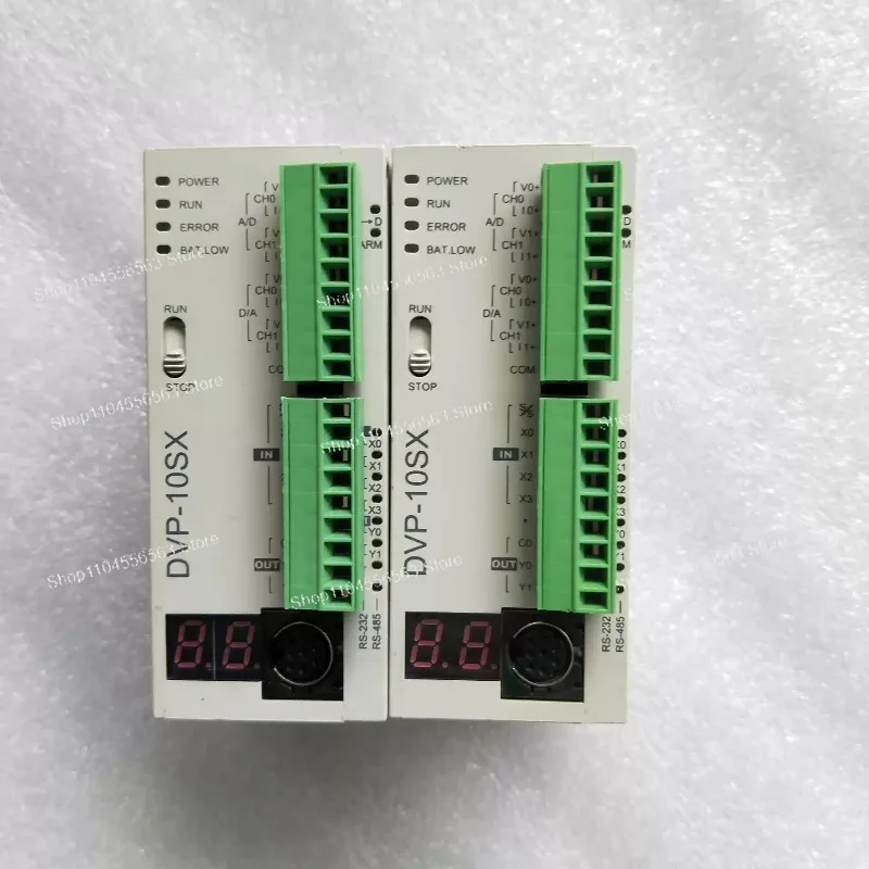 DVP10SX11R/DVP10SX11T PLC Module - DC24V 2AI 2DO 2AO Relay/Transistor Module  90% new
