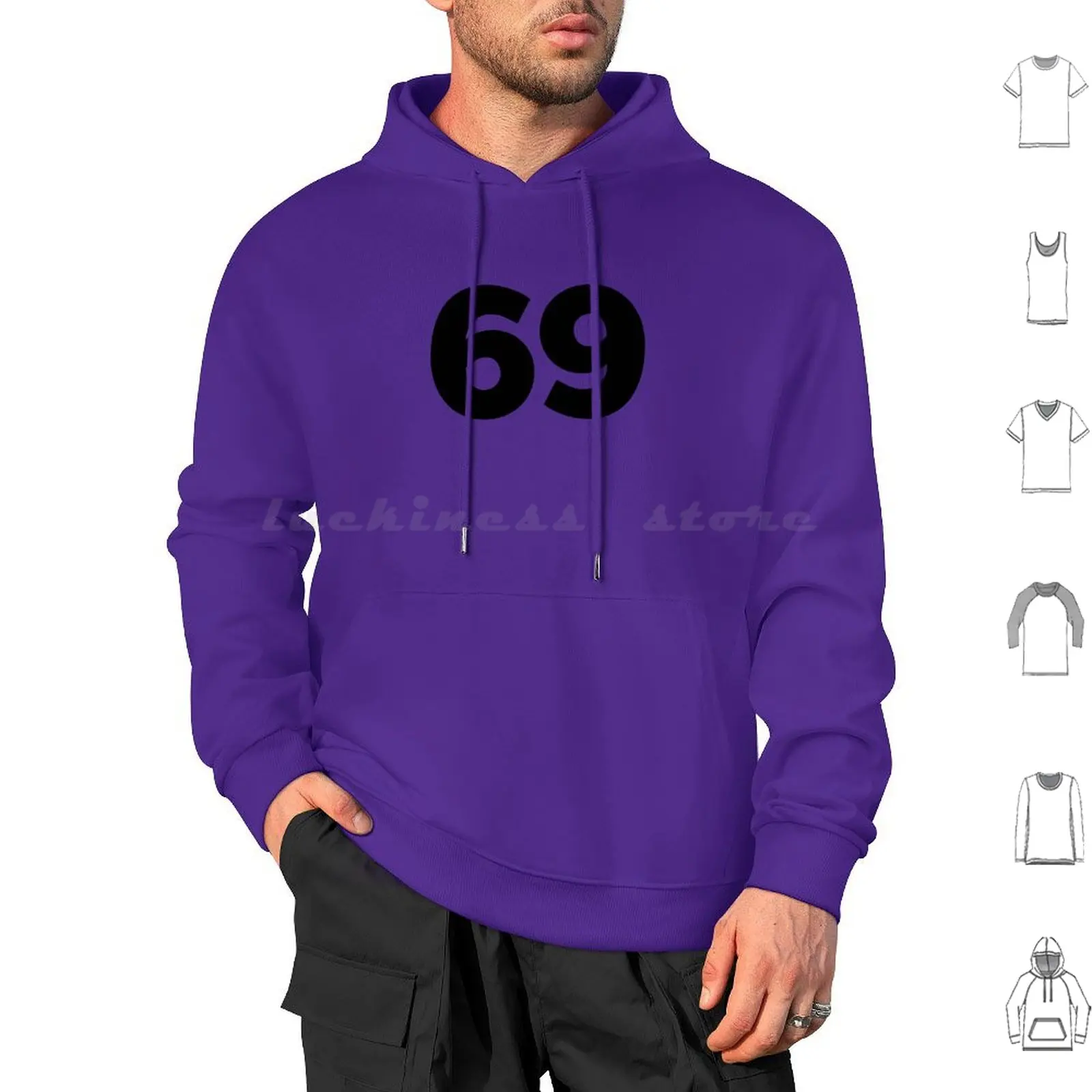 No. 69 Hoodies Long…