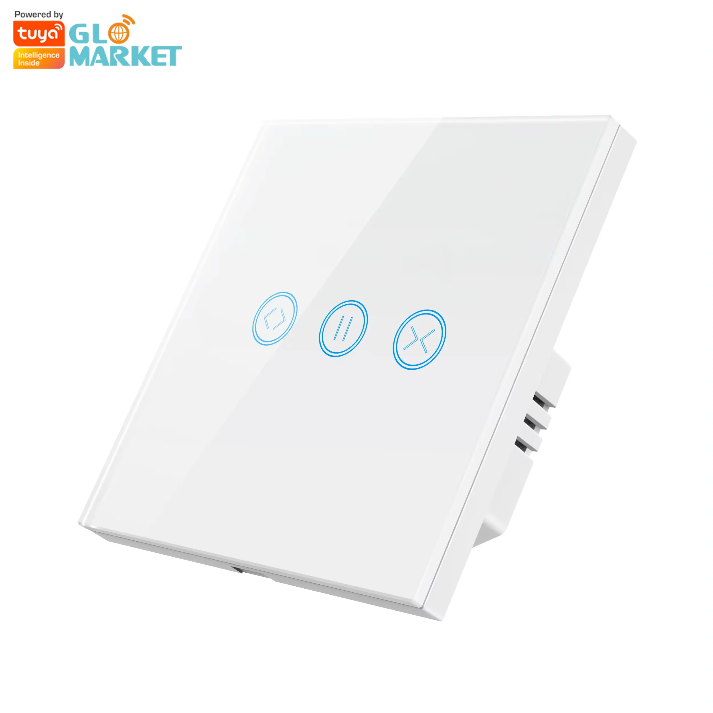 

Glomarket WiFi Tuya умный сенсорный экран переключатель для штор рольставней дверной переключатель электрическая панель для штор приложение дистанционное управление