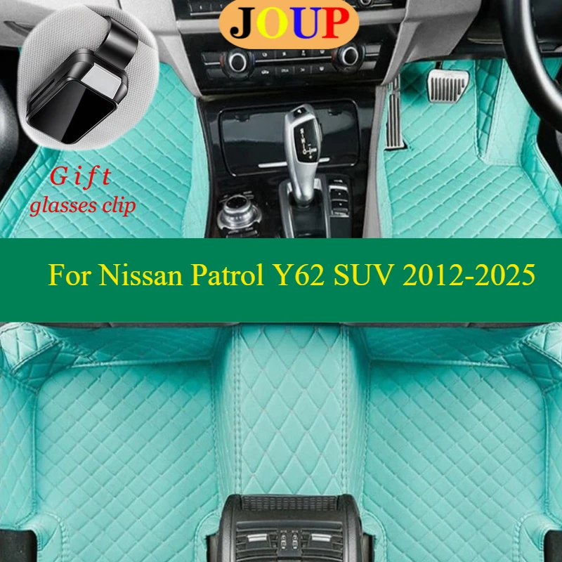 

For Nissan Patrol Y62 SUV 2012-2025 Car Floor Mats Custom All Weather Custom Carpets Covers Left /Right Hand Drive