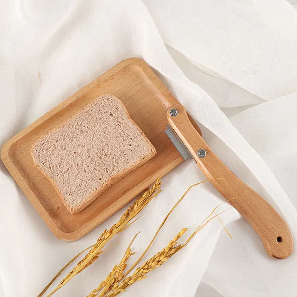 

1Set Dough Scoring Lames Kit Comfortable Handle Multi-Use Bread Trimming Cutter for Bakery Baking Tools Kitchen Accessories