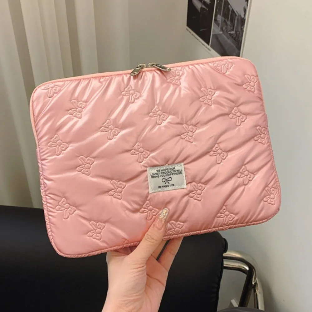 

Глянцевая сумка для ноутбука с бантом и рисунком, противоударная портативная сумка для планшета, кавайная милая сумка для компьютера для девочек/женщин/женщин