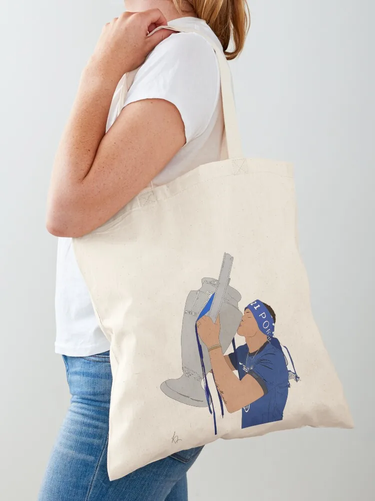 

Thiago Silva Champions League trophy (png) Tote Bag reusable grocery bags Big bag women foldable reusable bag Canvas stote