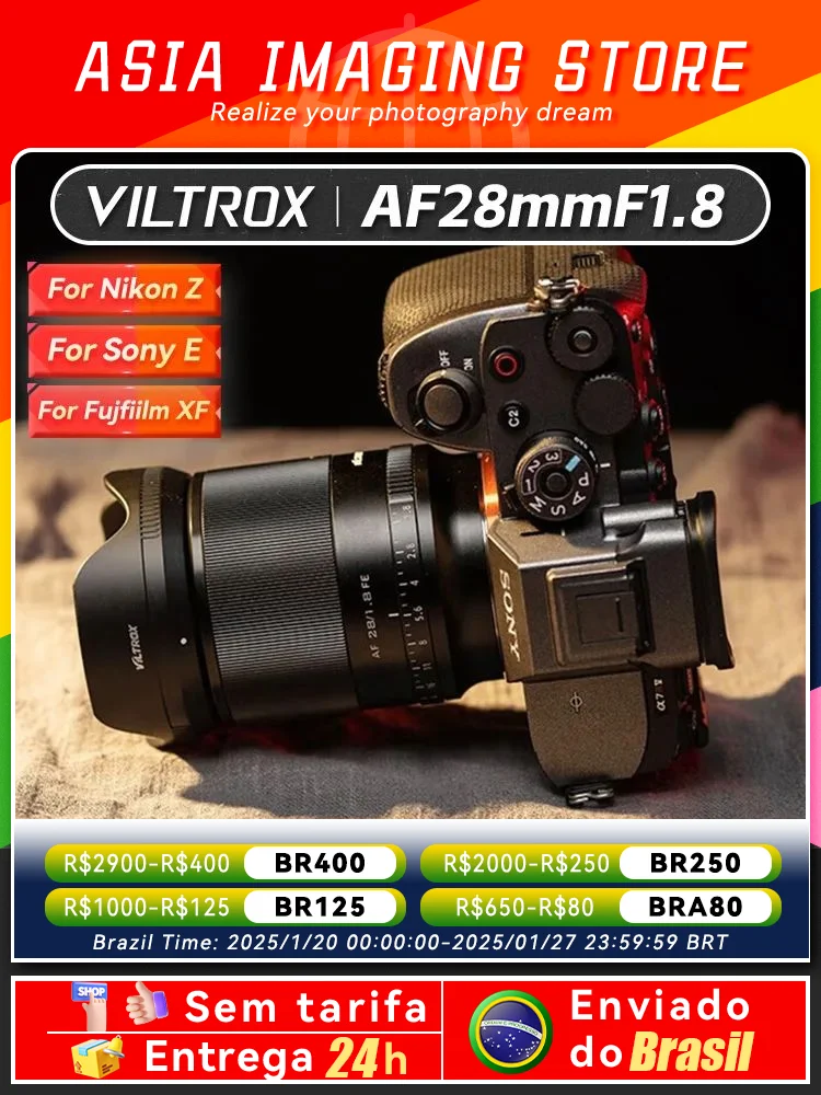 Viltrox 20mm f/1.8 Full-Frame Wide Angle Camera Lens for Sony E A7C2 A6400 EV-Z10 A6700 Nikon Z Zf Z30 Z6 Z7 Z9 Zfc 20 1.8