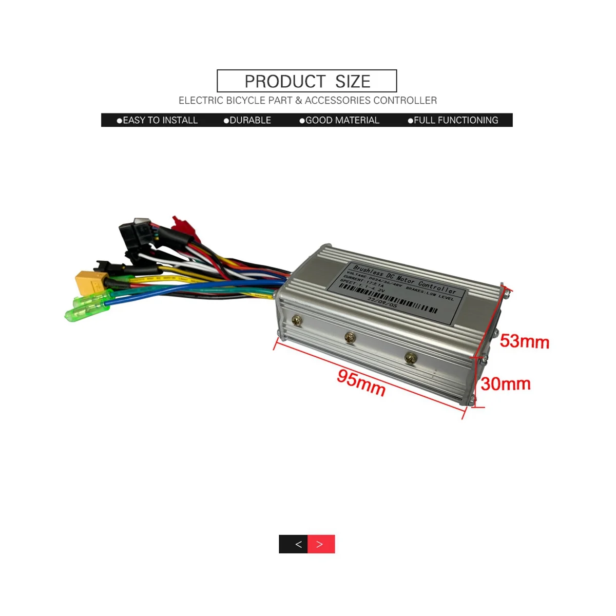 17A Controller Ebike a onda sinusoidale a tre modalità con Display SW900 per parti modificate del motore della bicicletta elettrica 36V 48V 750