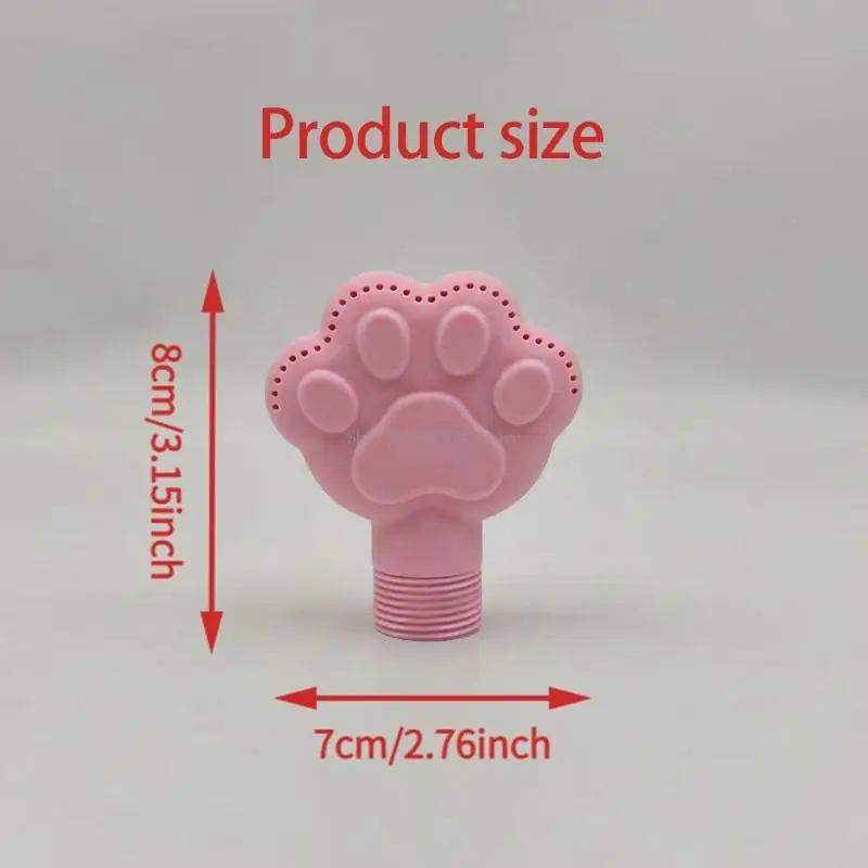  Water Pool Nozzle with Pet-Print Threaded Pool Fountains Nozzle with Cats Paws