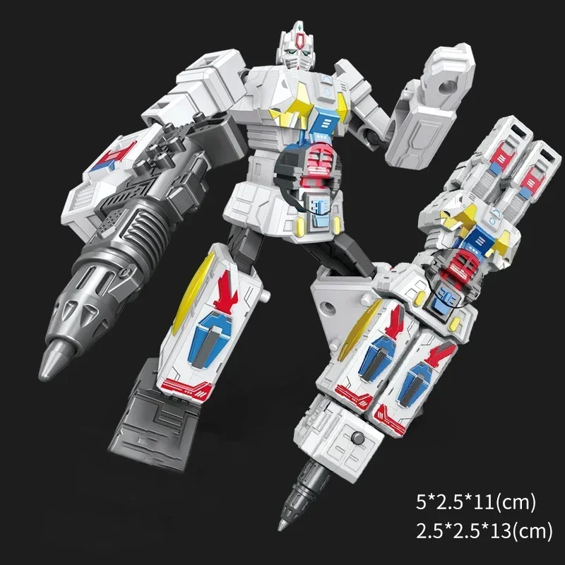 2-in-1 Transformierbarer Roboter-Spielzeug-Kugelschreiber mit Drehgelenk, Actionfigur-Modell, Verformbarer Roboter – Detail 7