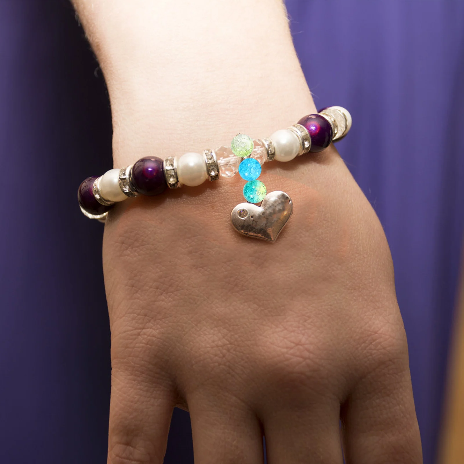 

Green Glass Beads Craft Supplies Circle for Crafts Necklace Bracelet Charms Jewelry