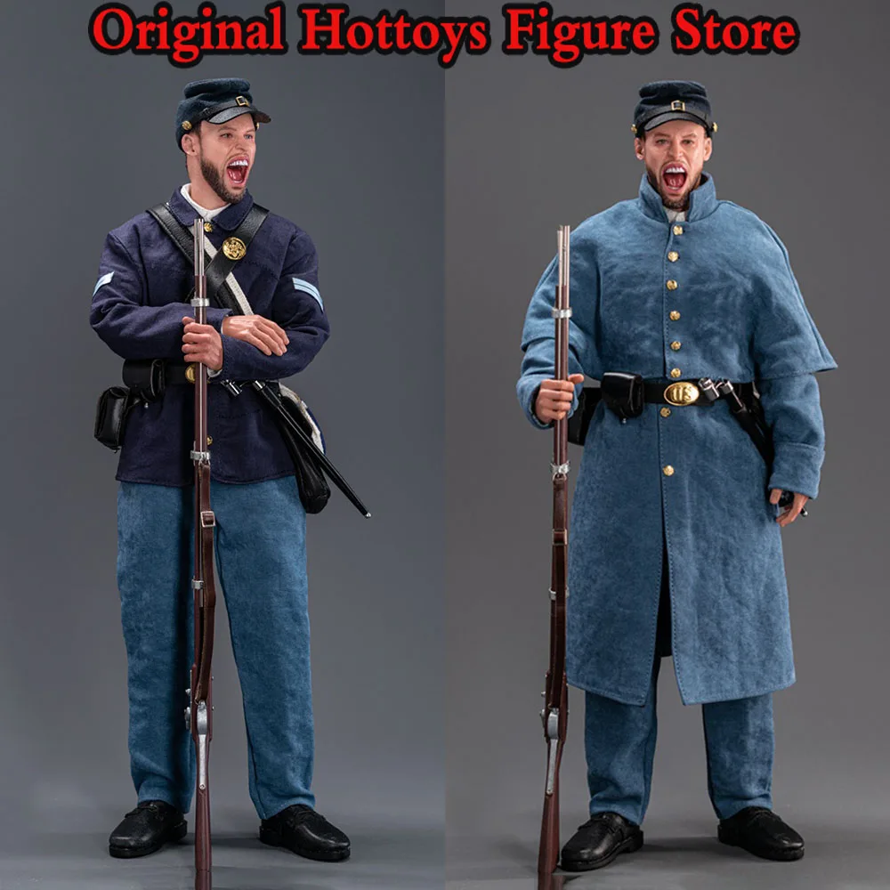 

QOM-1032 Civil War 1/6 Scale Male Soldier Federal Army Iowa Seventh Volunteer Corps Full Set 12-inch Action Figure Model