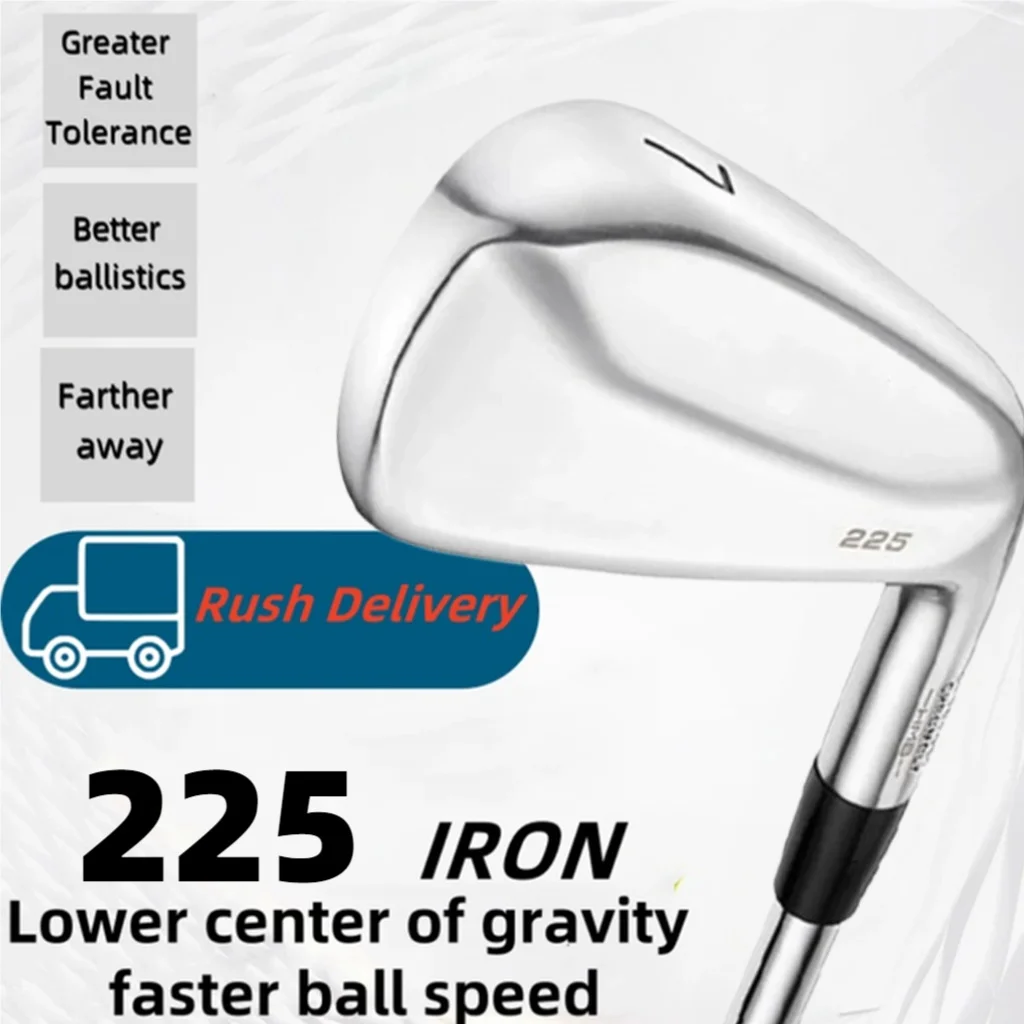 Golf irons 225 irons golf clubs soft irons forged iron sets high bounce performance half blade back design