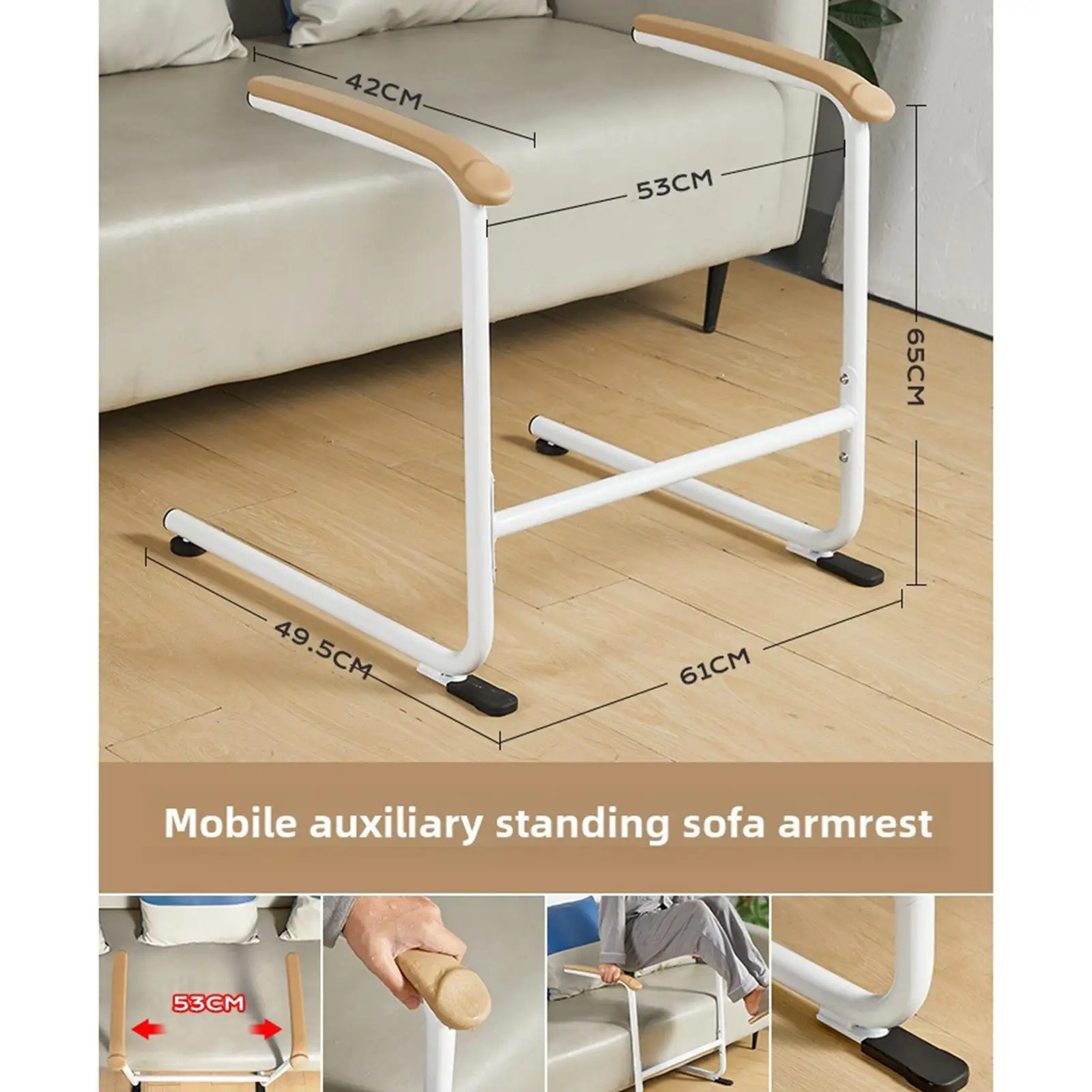 Chair Lift Assist Chair Lift Assist Device Easily Stand Lift Standing Support Easy to Clean Sofa Chair Stand Assist for Seniors