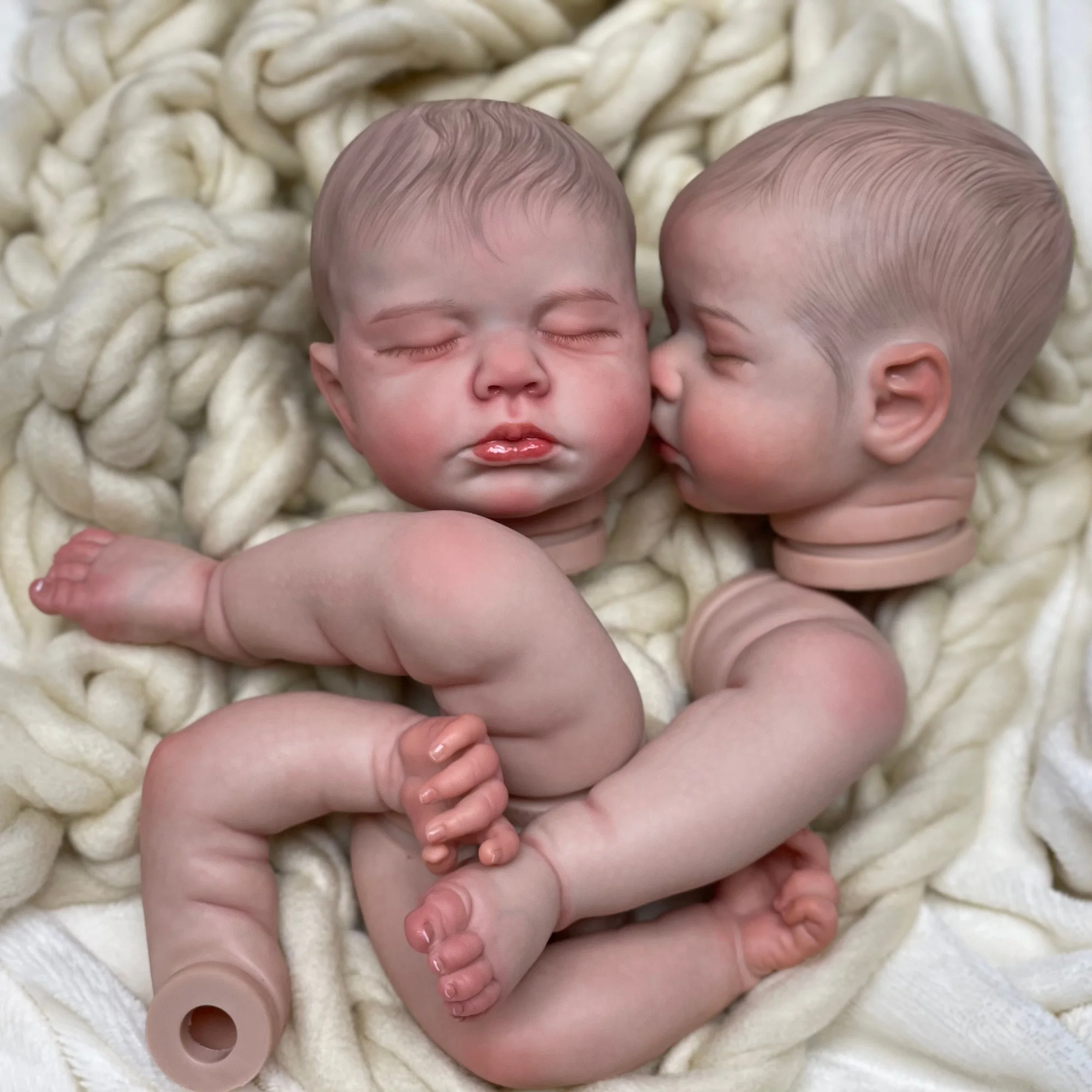 

20" LouLou Reborn Doll Kits Genesis Artist Paint Lifelike Real Art Bebe Reborn Unassembled Kit Reborn Baby Sin Pintar