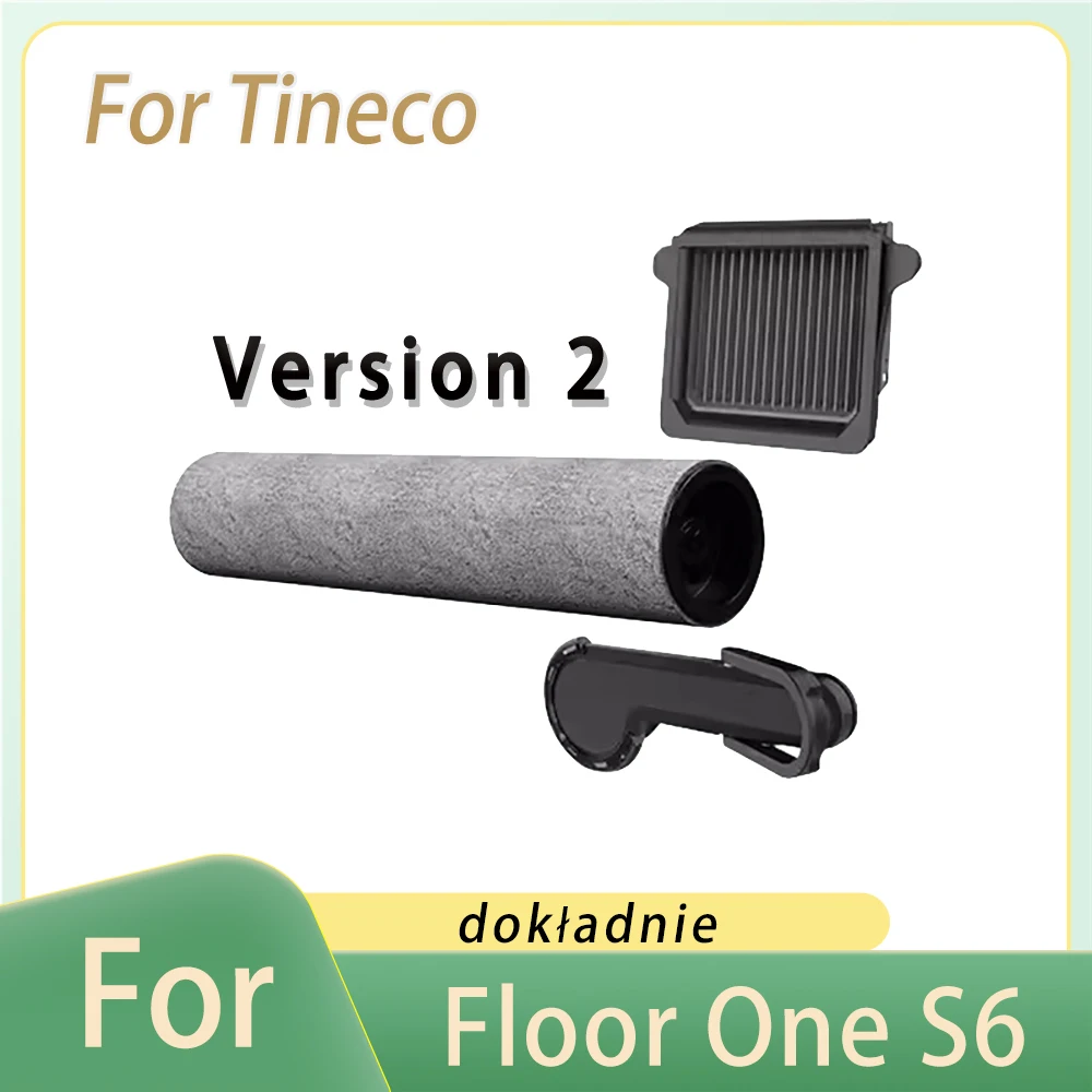 For Tineco Floor One S6 dokładnie \\S6 Plus\\S7 Pro Version 2 Parts Detachable Roller Brush HEPA Filter Vacuum Cleaner Accessories